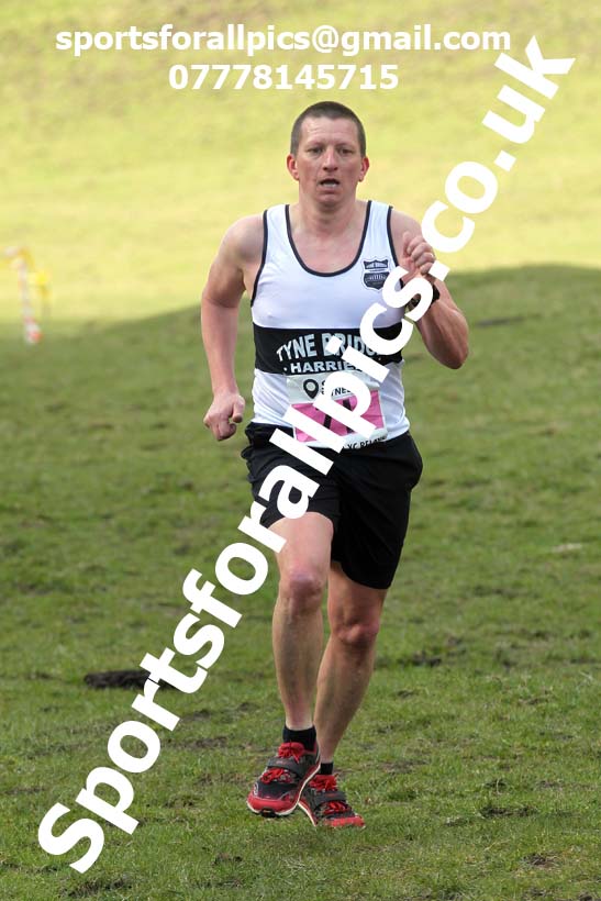 Masters men 2021 NECAA Cross Country Relays, Thornley Farm, Peterlee, Saturday, April 10th. Photo: David T. Hewitson/Sports for All Pics
